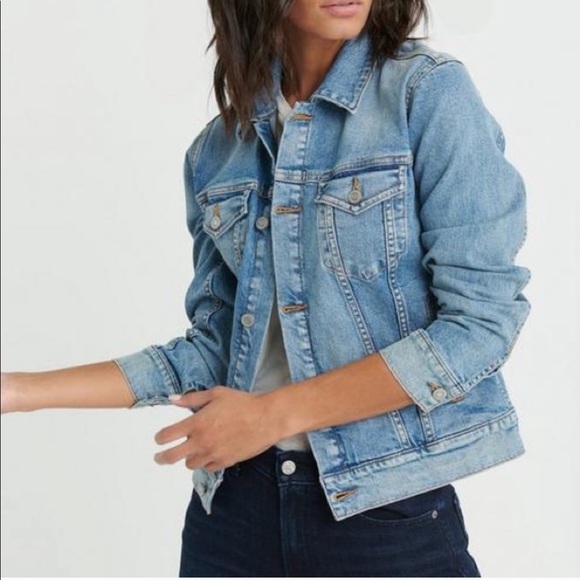 Lucky Brand Jean Jacket Denim Trucker NEW $99 - Picture 2 of 8